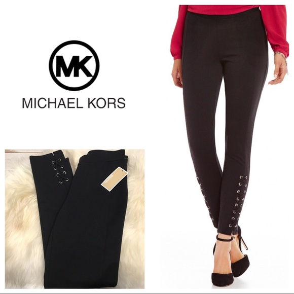 Michael Kors Pants - Michael Kors GROMMET PONTE LEGGING